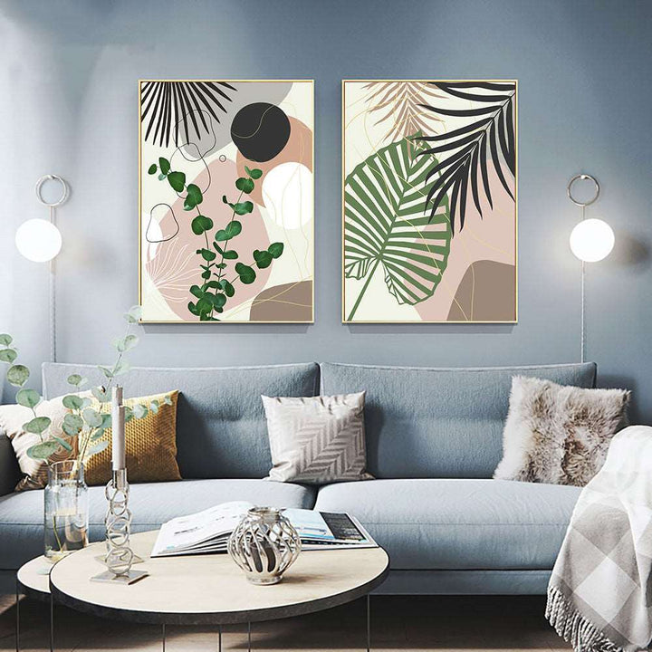 Tropical Leaf Canvas Art