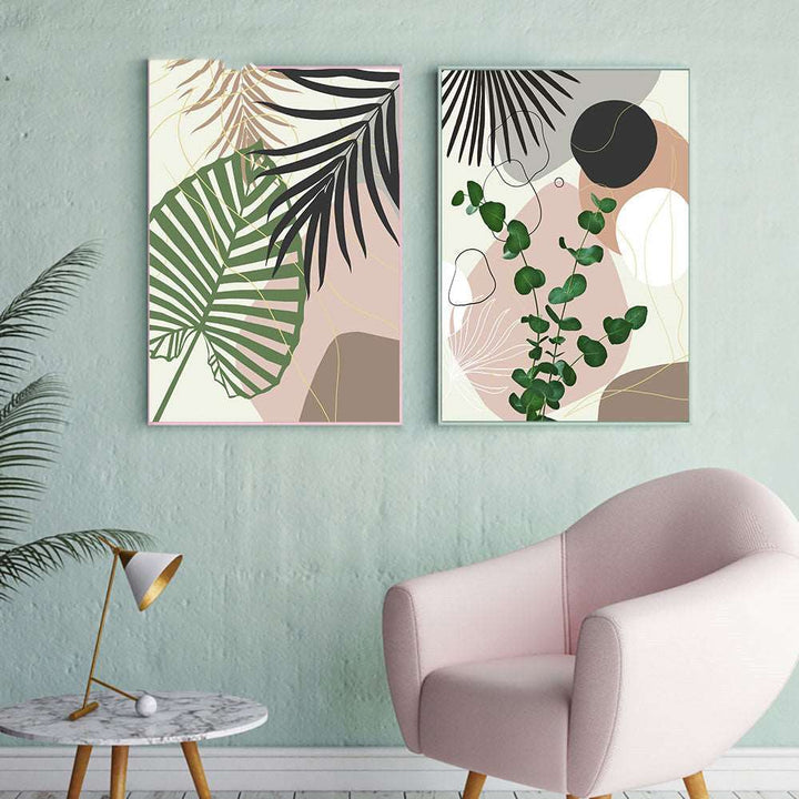 Tropical Leaf Canvas Art